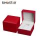 Gift Single Watch Box with Snap Button Closure Type Scratch Resistant Features