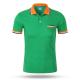 Hygroscopic Business Blank T Shirts 160gsm Lapel Cotton Polyester Polo Shirt