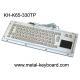 Rear Panel Mounting Industrial Computer Keyboard with 65 Keys and Touchpad