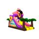 Colorful Commercial Inflatable Water Slides / Inflatable Flamingo Dry Slide Inflatable Colourful Slide