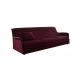 0.9x1.8m Velvet Sectional Sofa Fabric Chaise Longue Chesterfield