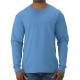                  Men′s 50% Cotton 50% Polyester Heavy Weight Jersey Long Sleeve T-Shirt             