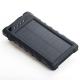 Outdoors 8000mAh Dual USB Waterproof Solar Power Bank with Camping light and