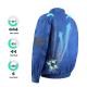 OEM Blue Air Conditioned Bike Jacket With Cooling Fan For Work Construction