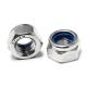 Stainless M5 Flange Nylock Hex Nut Alloy Steel Fasteners