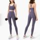 230gsm Women'S Yoga Outfits 2 Piece Set Sports Bra High Waist Legging Activewear