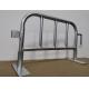 Temporary Metal Pedestrian Barriers Steel Barricade Safety Powder Coating