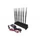 Adjustable Power 8 Antenans GPS Signal Jammer , 3G 4G Phone Signal Blocker For Car