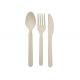 White Biodegradable Plastic Cutlery Sets