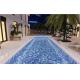 Modern Luxury Glow In The Dark Glass Tile For Swimming Pools