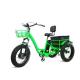 20 Inch Fat Tire 3 Wheel Electric Tricycle Long Range With 48V 350W 1000W Motor