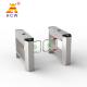 1.2mm Top Cover Automatic Pedestrian Turnstile Gate With ID / IC Card Reader