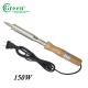 Wooden Handle Industrial Soldering Iron 300-2000 ℃ 110V / 220V Lead Free Material