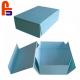 Blue Color Hard 250gsm 300gsm Coated Paper Materials Cardboard Foldable Boxes