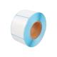 Adhesive Barcode Sticker Direct Thermal Paper with blue glassine liner