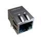ARJM11A1-811-AB-ER2-T 1x1 Port Stacked Rj45 Right Angle With 5G Magnetic