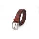Woven Braided Cowhide Belts For Mens Casual Leather Belt