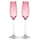 Crystal Plum Glass Gift Champagne Flue With Elements Elegant Relaxation