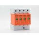 Four Pole Spd Surge Protector High Standard , Single Phase Surge Protection Device