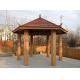 WPC Construction Pergola , Waterproof And Weather-resistant WPC Material