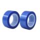 Blue Polyester PET Adhesive Tape Silicone Masking Tape For Glass