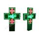 Outdoor P16 LED Cross Display 2R1G Tube Chip Color With Iron Cabinet Material