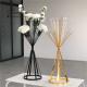 Gold Wedding Flower Vase Stand  Chic Wedding Centerpieces Glass Metal Column 100CM
