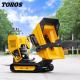 Yellow 15-20Tons Tracked Mini Dumper With Air / Hydraulic Brakes