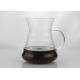 Professional Pour Over Drip Coffee Maker Glass Coffee Pot Silk Printing Logo