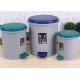pp plastic pedal dustbin round shape different sizes and colors pedal wastebin