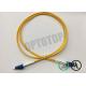 LC / UPC - LC / UPC OS2 Single Mode Optical Patch Cord 2f Zip 2.0mm Ofnr Corning Smf-28 Ultra