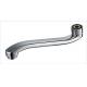 Chrome Plated Brass Bathroom Faucet Spare Parts Rotatable Sink Faucet Spout