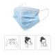 Reusable Hygienic Face Mask Biodegradable Disposable Hospital Masks 3 Ply
