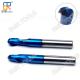 2Flute NaNo Blue Coating HRC63 Solid Carbide Ball Nose Cutter for mould steel