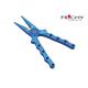 CNC Machined Aluminum Construction Fishing Tools Pliers With Spring Loaded Handles FPG12