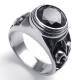 Tagor Jewelry Super Fashion 316L Stainless Steel Casting Ring PXR353