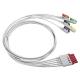 P-hilips M1978A M1976A 989803125881 ECG Leadwires 6 Lead Cable Lead wire IEC Clip MP 40 IntelliVue M1167A HeartStart MRx