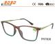 Fashionable reading glasses ,made of plastic,metal temple,suitable for men and women