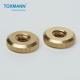 Tolerance 0.01mm Precision Turned Parts Bronze Copper Nut Screw