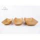 Boat Shaped Kraft Paper Takeaway Boxes Handmade Appearance For French Fries