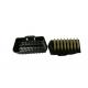 16 Pin J1962 OBD2 OBDII Male Plug Connector with Right Angle 90 Degree Pins