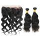 Transparent Raw 360 Frontal Closure Sew In 2 Bundles No Synthetic Hair
