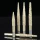 Diamond Conical Granite Engraving Tools Golden Color Surface Long Lifetime