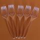 clear Plastic Disposable Strong Forks Cutlery Party Wedding Birthday Catering