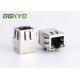 10/100BASE Tab Down Transformer RJ45 Network Connector With Led