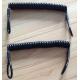 Hot Selling China Manufacturer Supply Black High Pulling Spiral Coiled Retainer Strap w/2loops End