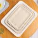 Eco Friendly Biodegradable Sugarcane Bagasse Tableware Disposable Compostable Food Tray