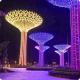 Outdoor Soft LED Curtain Screen with IP68 Rating and 150-Degree Beam Angle