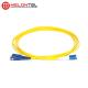 Duplex Yellow Fiber Optic Patch Cord MT-D1000 With SC - LC UPC Connector