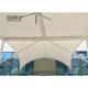 Fabric 11150g Tensile Membrane Shade Structures With Carbon Structure Steel Frame